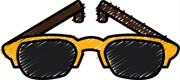 书呆子眼镜孤立图片下载