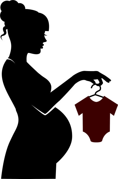 孕妇为婴儿的出生做准备图片下载