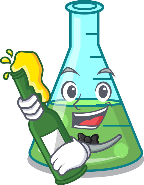 与啤酒科学杯吉祥物卡通图片下载