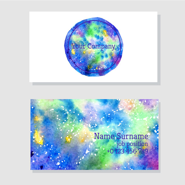 水彩艺术在水彩上的颜料污渍图片下载