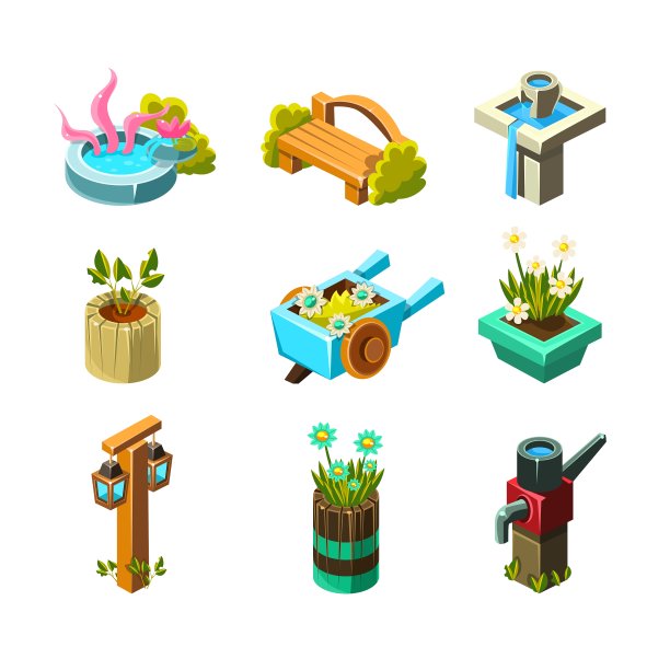 电子游戏园林景观设计作品集图片下载