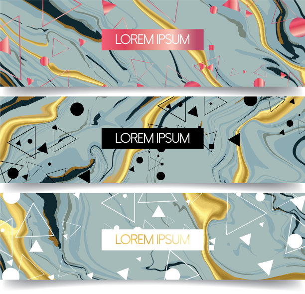 大理石宣传册及横幅图片下载