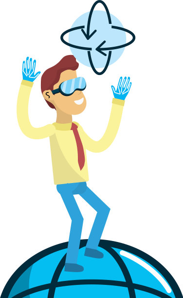 孤立虚拟现实设计图片下载