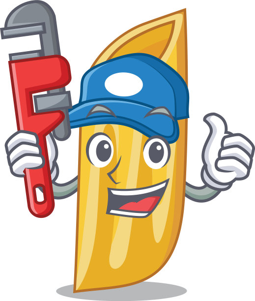 水管工通心粉卡通人物图片下载