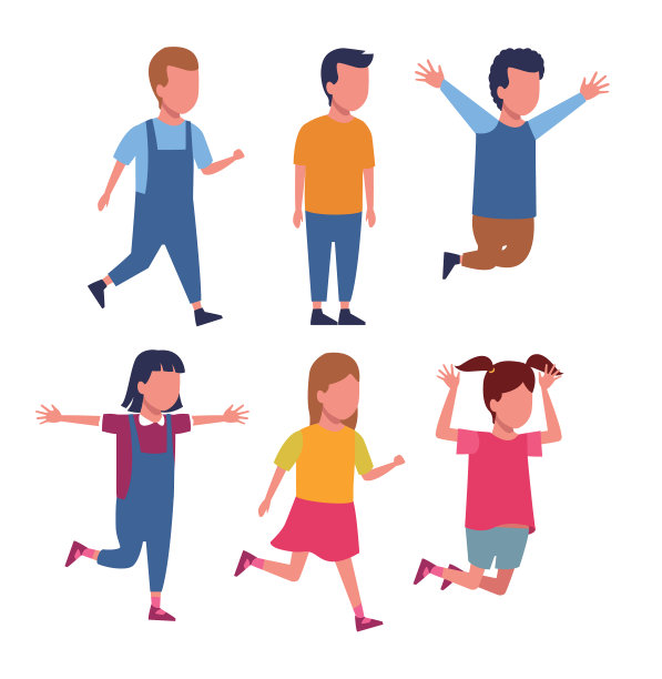 一组儿童头像图片下载