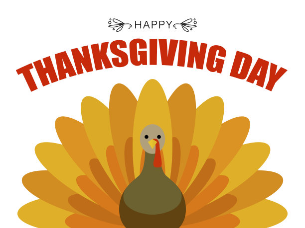 感恩节概念背景扁平化风格图片下载