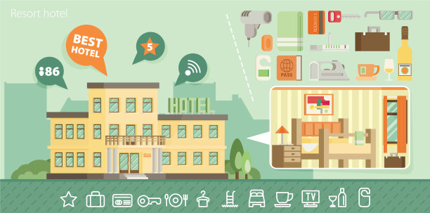 酒店建筑在暑假的最佳选择图片下载