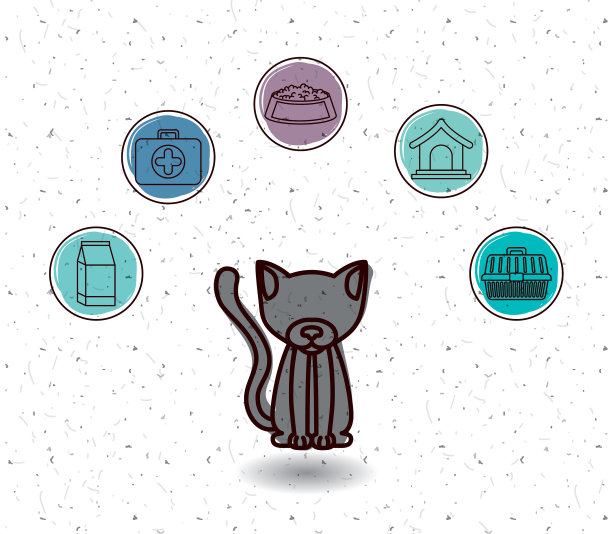 猫和宠物图标设计图片下载