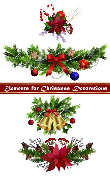 圣诞元素为您的设计图片下载