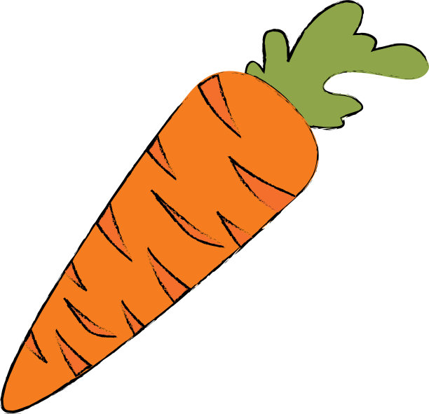 胡萝卜新鲜孤立图标图片下载