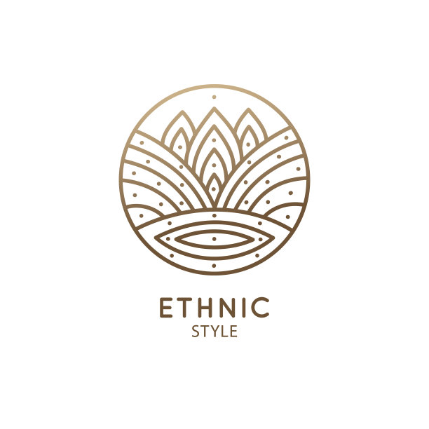 自然线性标志图片下载