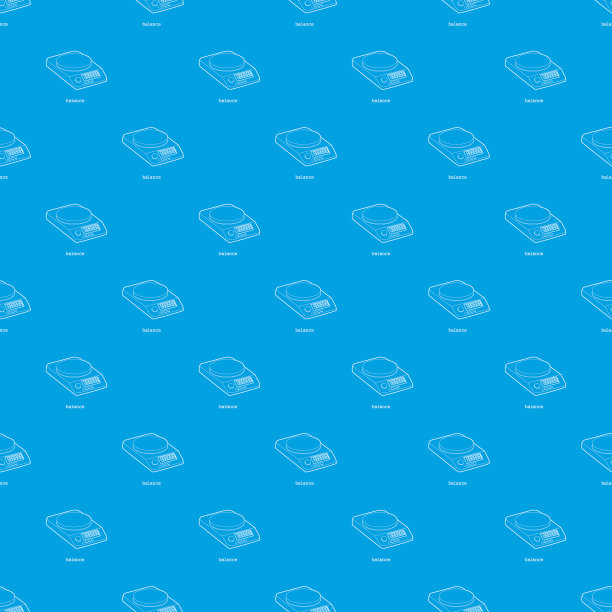 电鳞图案无缝蓝色图片下载