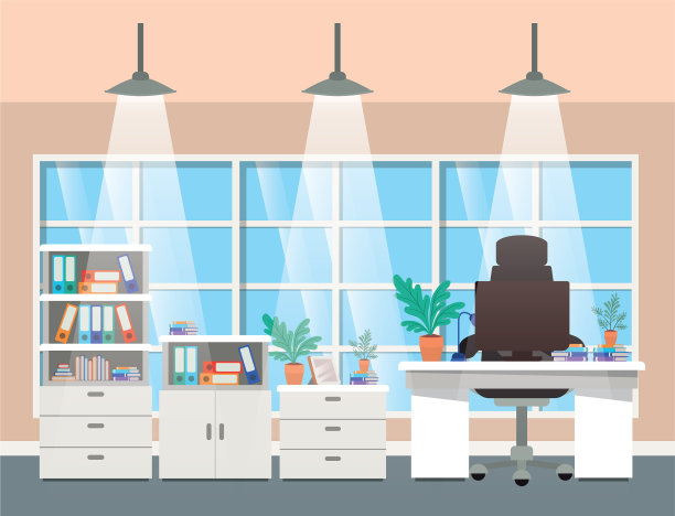 现代办公室老板场景图片下载