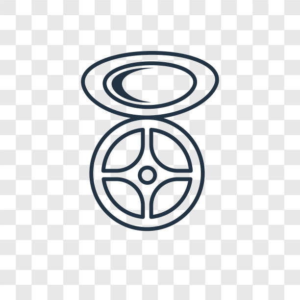 眼影化妆概念线性图标图片下载