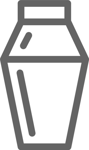 简约鸡尾酒调酒器线条图标符号图片下载