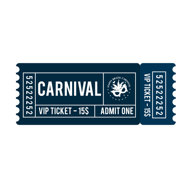 快乐巴西狂欢节天蓝色狂欢节表演图片下载