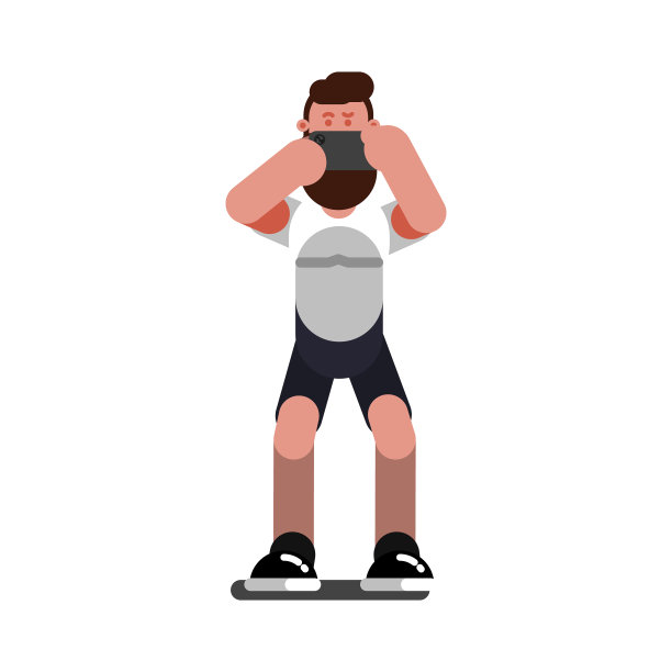 男人用手机拍了张照片图片下载