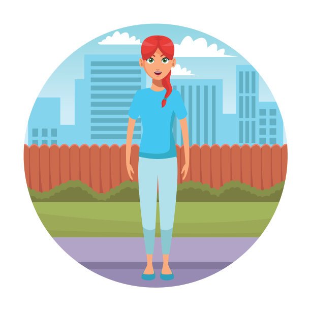 年轻人卡通图片下载