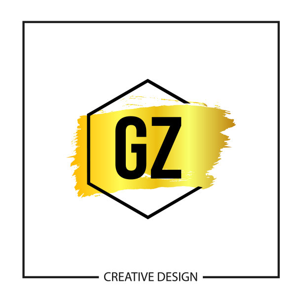 初始字母gz标志模板设计图片下载
