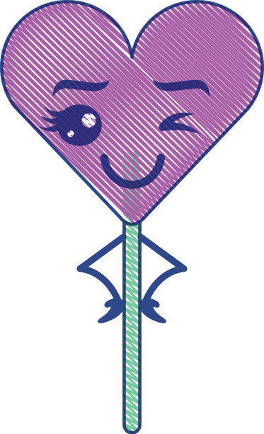 卡通心棒棒糖卡哇伊人物图片下载