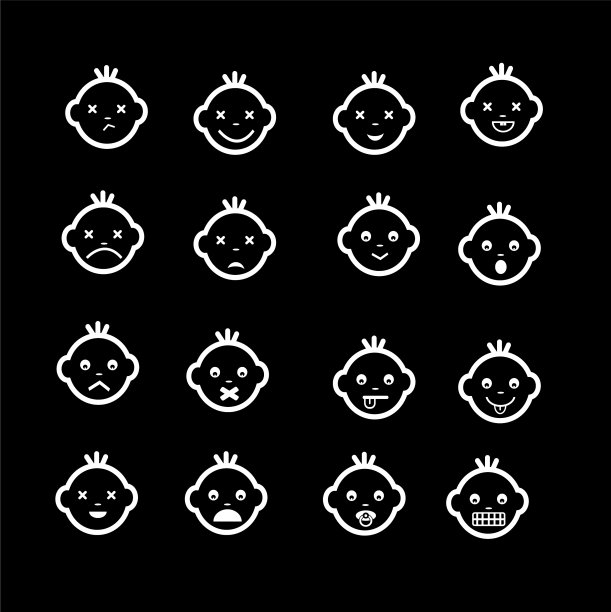 婴儿图标设计图片下载