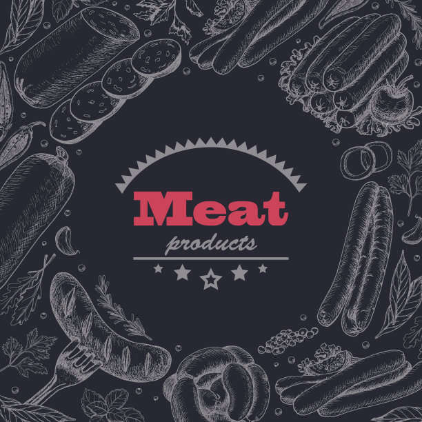 肉制品背景图片下载