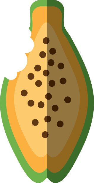 木瓜是热带水果的象征图片下载