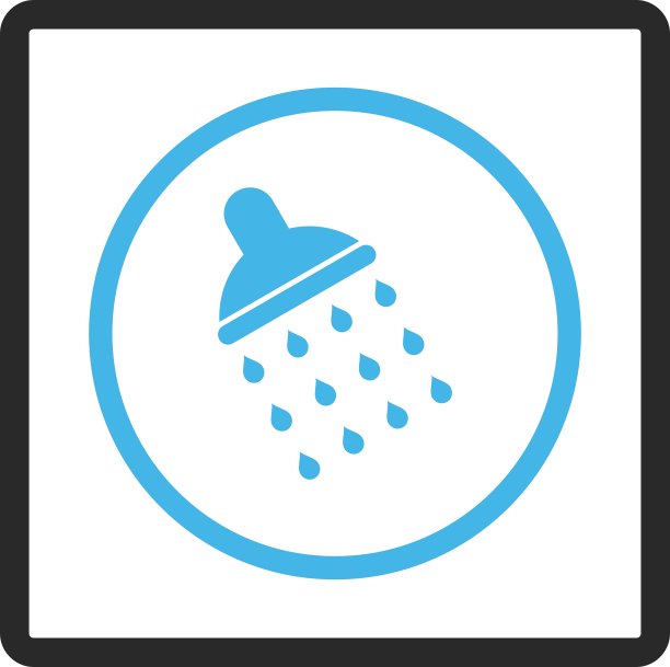 淋浴框架图标图片下载