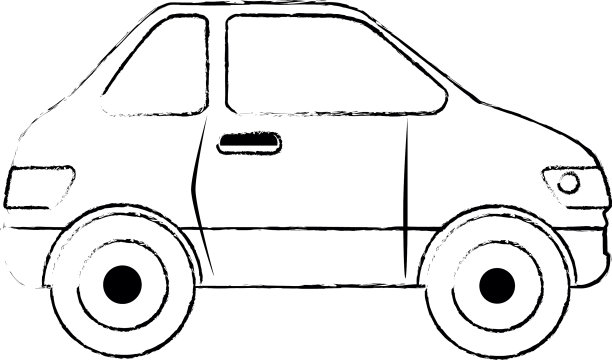 汽车车辆孤立图标图片下载