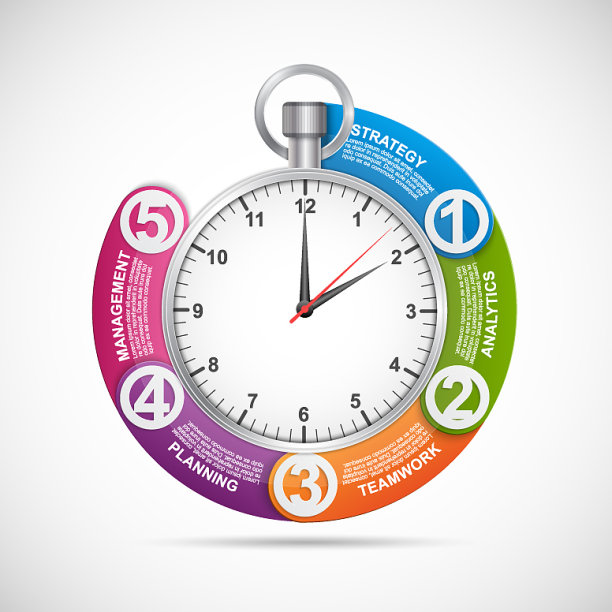 信息图形设计模板秒表用图片下载