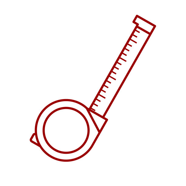 轮廓卷尺工具图形图片下载