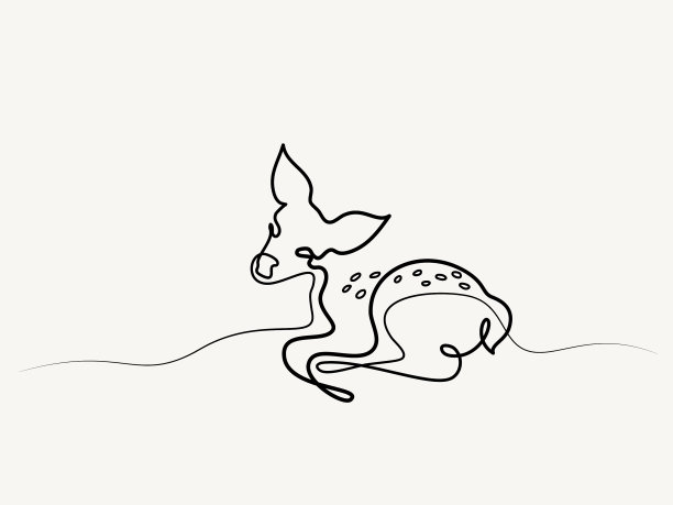 有趣的小鹿宝宝图片下载