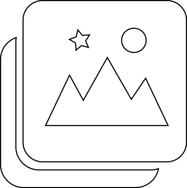 图片画廊相册图标设计图片下载