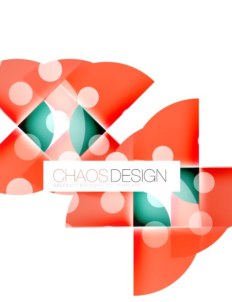 几何抽象构成-圆布局图片下载