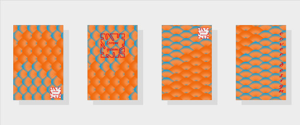 锦鲤鳞的多色背景图片下载