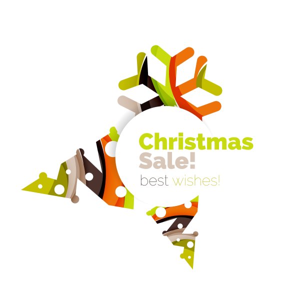 圣诞特卖贺卡或横幅图片下载