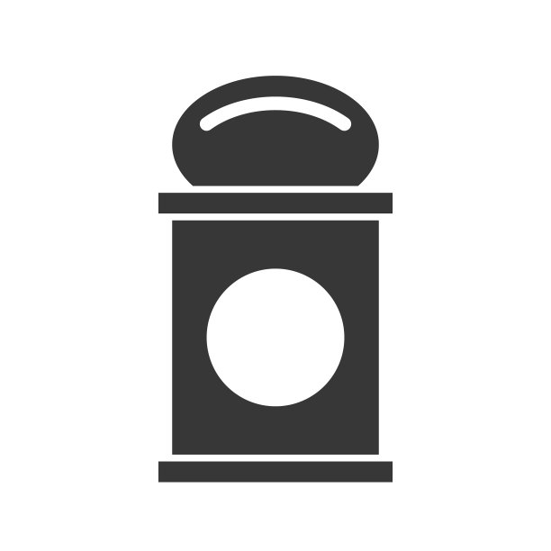 罐头食品和食品饮料集字形设计图片下载