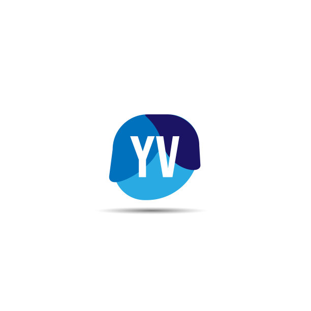 字母YV标志设计模板图片下载