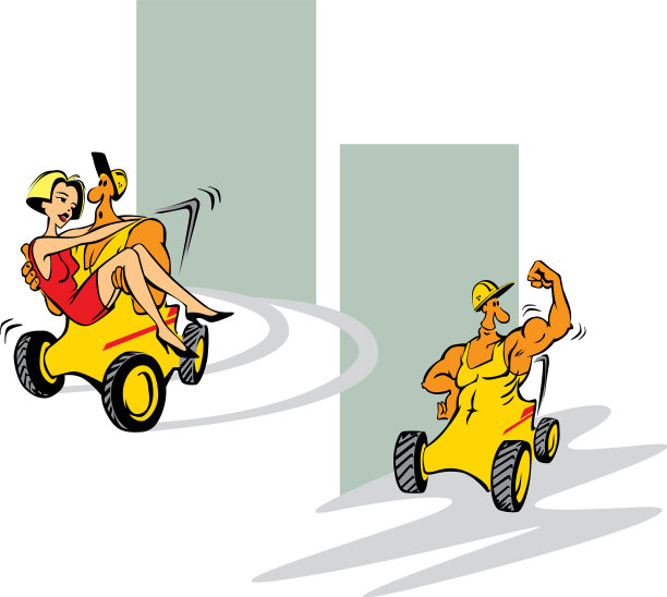 强大和迷人的叉车图片下载