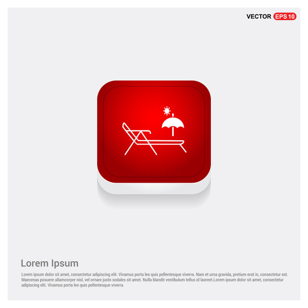 海滩上的图标图片下载