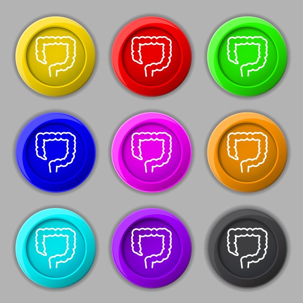 大肠图标符号符号九圆图片下载