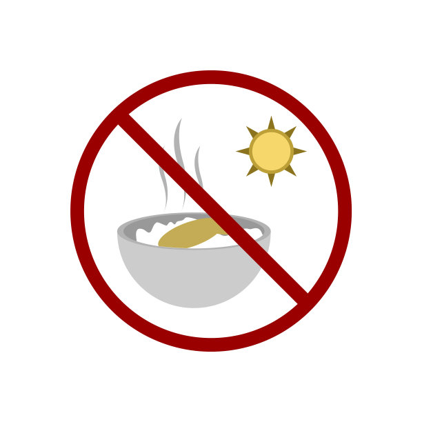 禁食标志设计图片下载