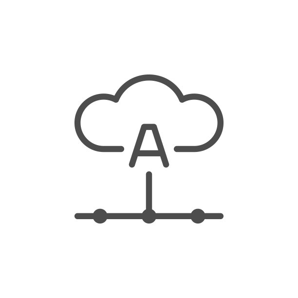 云存储线性图标图片下载