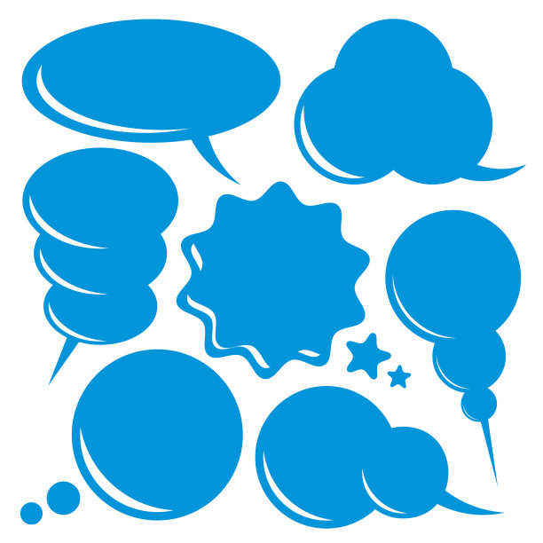 空白语音气泡集图片下载