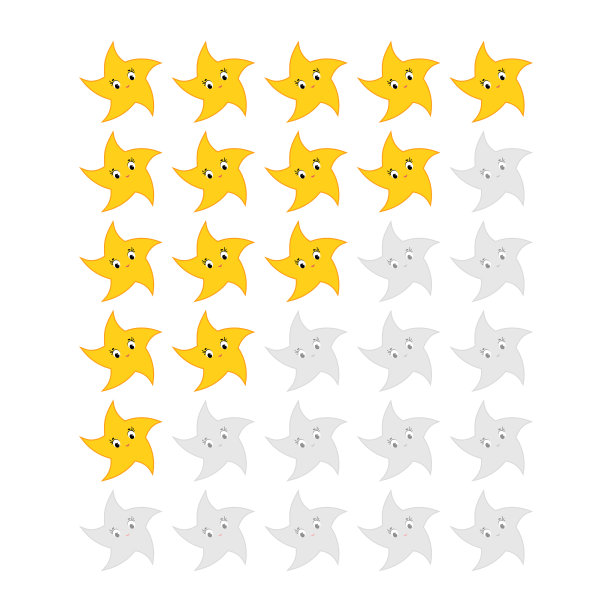 五星级评级图标评价酒店图片下载