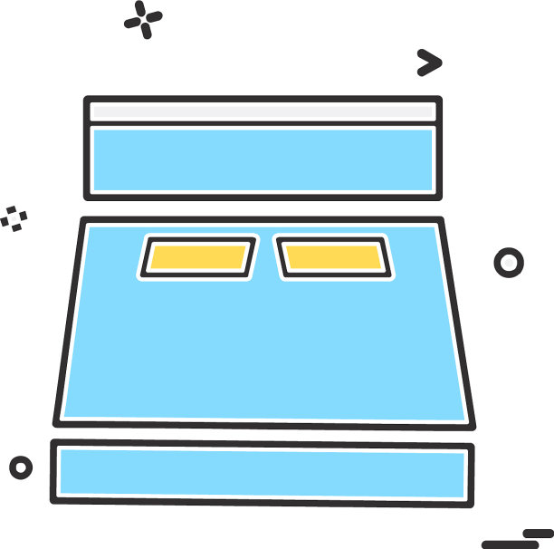 床上的图标设计图片下载