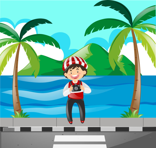游客拍摄海洋的照片图片下载