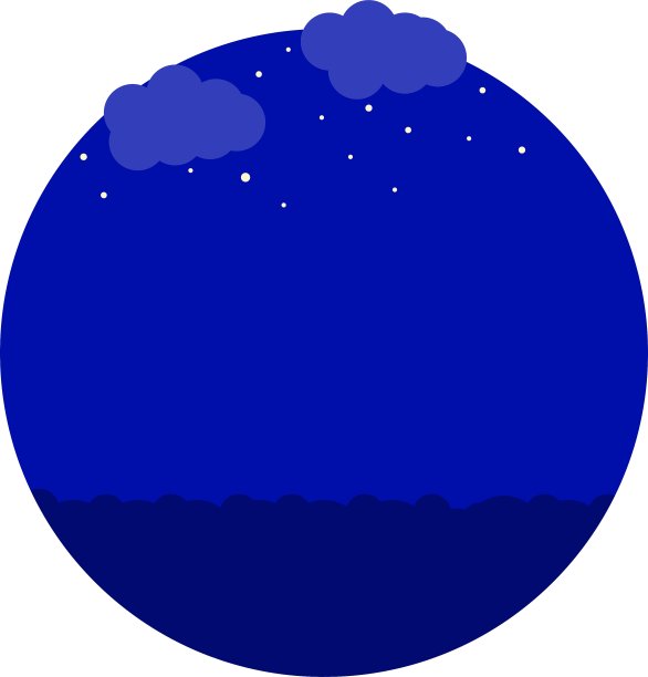 夜中的海象图片下载