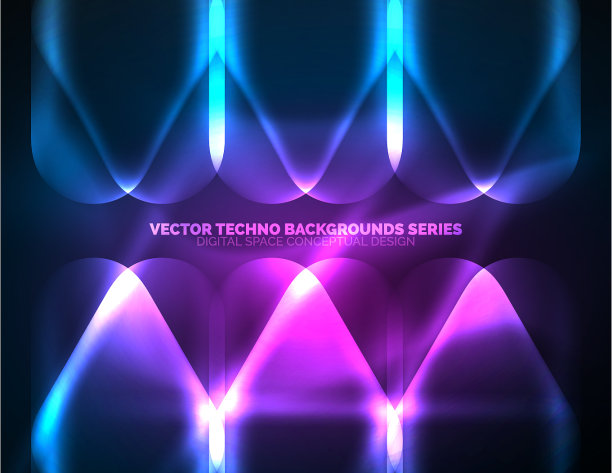 发光的镜头耀斑彩色技术图片下载