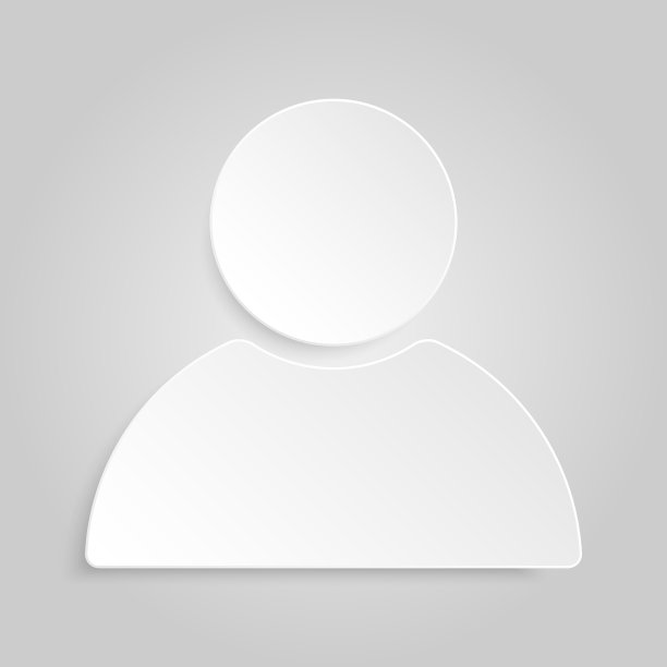 纸横幅设计模型人图片下载